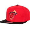 Mitchell & Ness Snapback-Side Core 2.0 Snapback Hwc Miami Heat