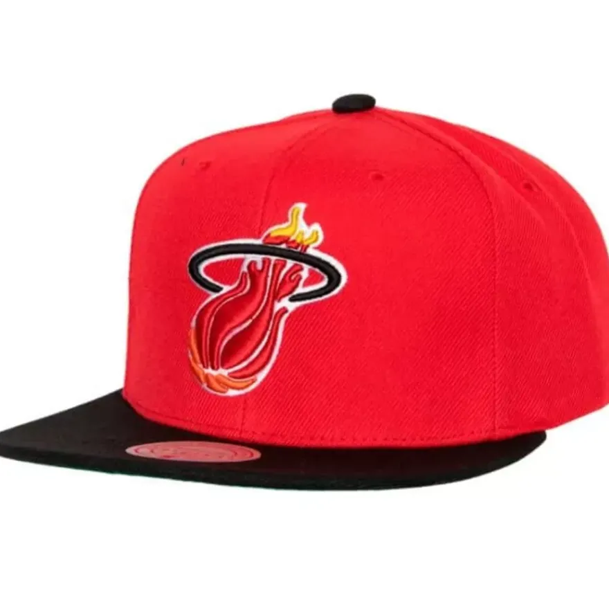 Mitchell & Ness Snapback-Side Core 2.0 Snapback Hwc Miami Heat