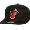 Mitchell & Ness Snapback-Side Jam Snapback Hwc Miami Heat