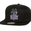 Mitchell & Ness Snapback-Side Jam Snapback Hwc Milwaukee Bucks