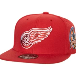 Mitchell & Ness Fitted-Side Patch Fitted Detroit Red Wings