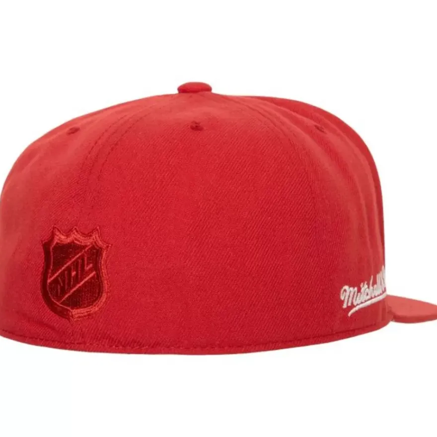 Mitchell & Ness Fitted-Side Patch Fitted Detroit Red Wings