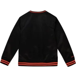 Mitchell & Ness Jackets & Outerwear-Sideline Pullover Satin Jacket San Francisco Giants