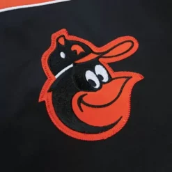 Mitchell & Ness Jackets & Outerwear-Sideline Pullover Satin Jacket Baltimore Orioles