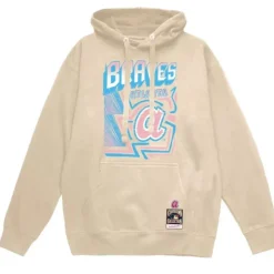Mitchell & Ness Hoodies & Sweatshirts-Sidewalk Sketch Hoodie Atlanta Braves
