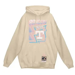 Mitchell & Ness Hoodies & Sweatshirts-Sidewalk Sketch Hoodie Texas Rangers