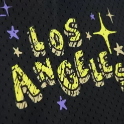 Mitchell & Ness Shorts-Sidewalk Sketch Shorts Hwc Los Angeles Lakers