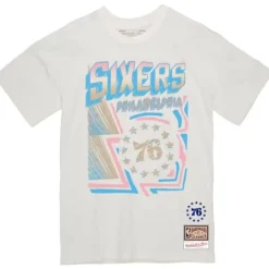 Mitchell & Ness T-Shirts & Tops-Sidewalk Sketch Tee Philadelphia 76Ers