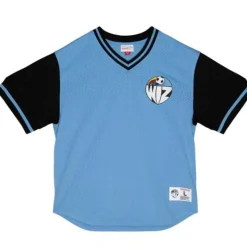 Mitchell & Ness T-Shirts & Tops-Since 96 2.0 Mesh Pullover V-Neck Kansas City Wiz
