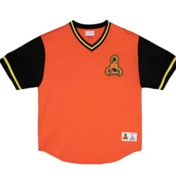 Mitchell & Ness T-Shirts & Tops-Since 96 2.0 Mesh Pullover V-Neck San Jose Clash