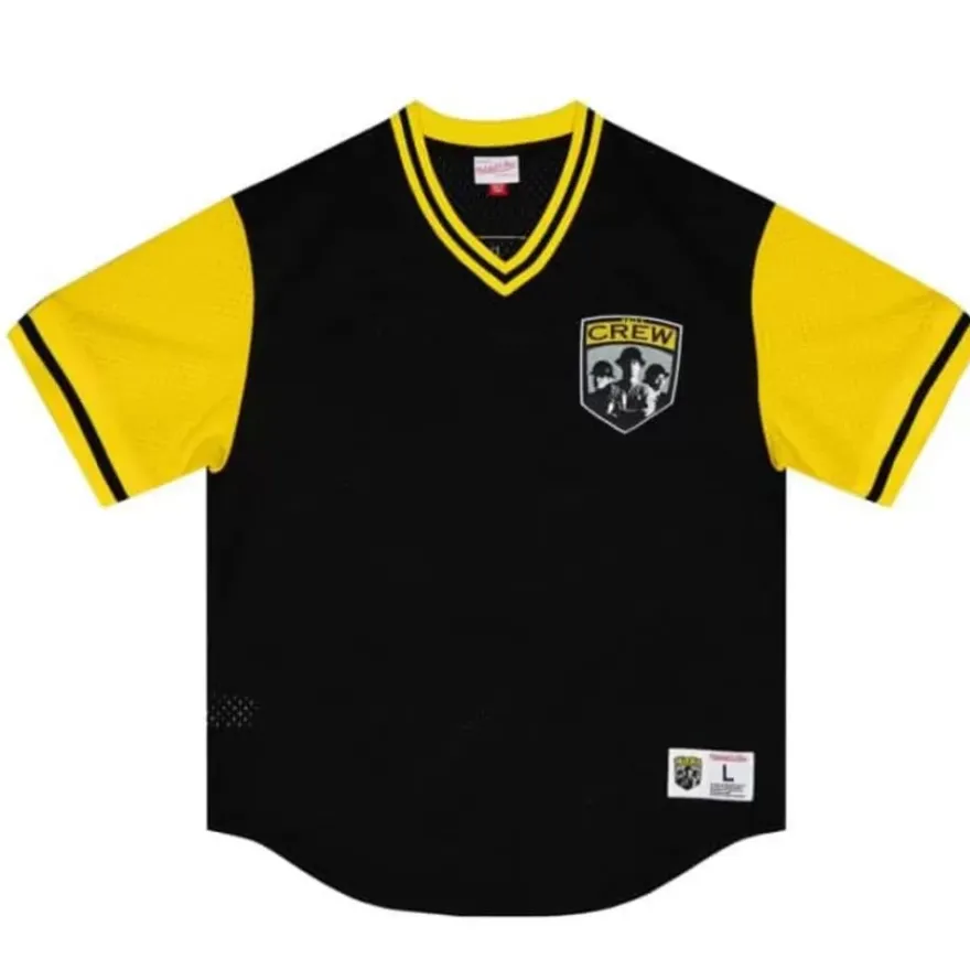 Mitchell & Ness T-Shirts & Tops-Since 96 2.0 Mesh Pullover V-Neck Columbus Crew