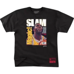 Mitchell & Ness T-Shirts & Tops-Slam Cover '96 Los Angeles Lakers Magic Johnson