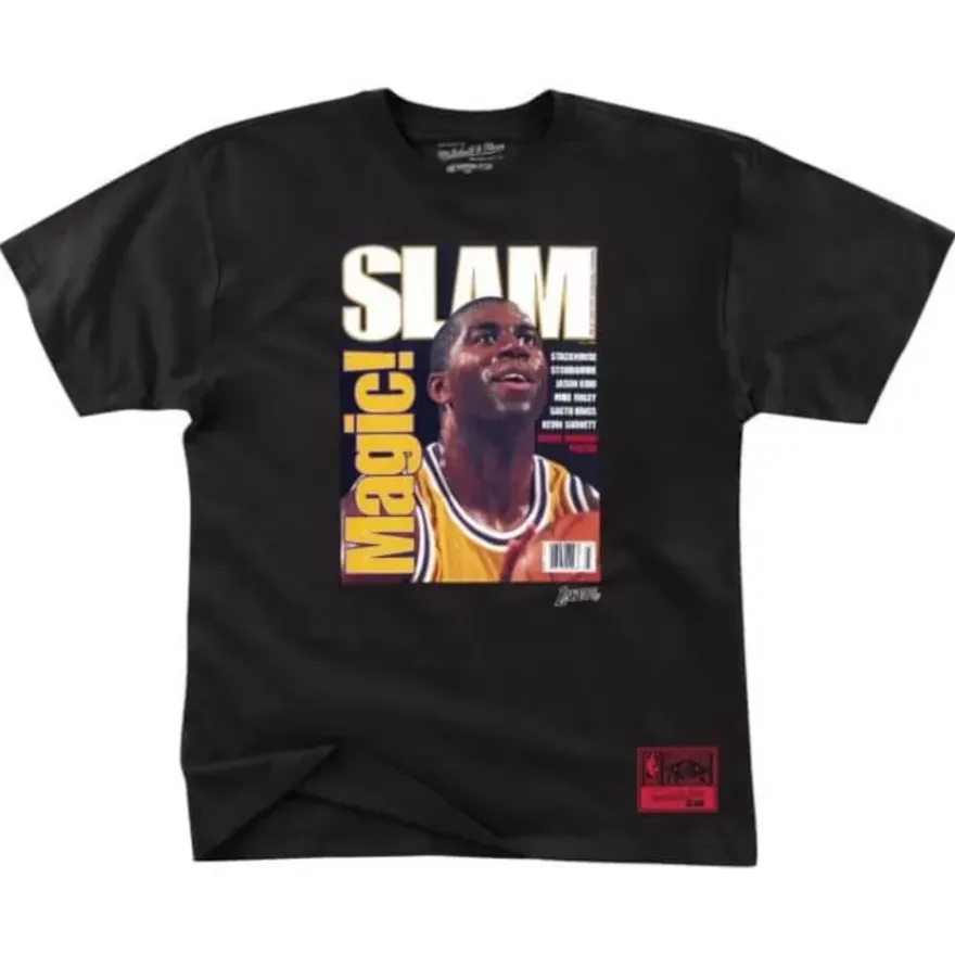 Mitchell & Ness T-Shirts & Tops-Slam Cover '96 Los Angeles Lakers Magic Johnson