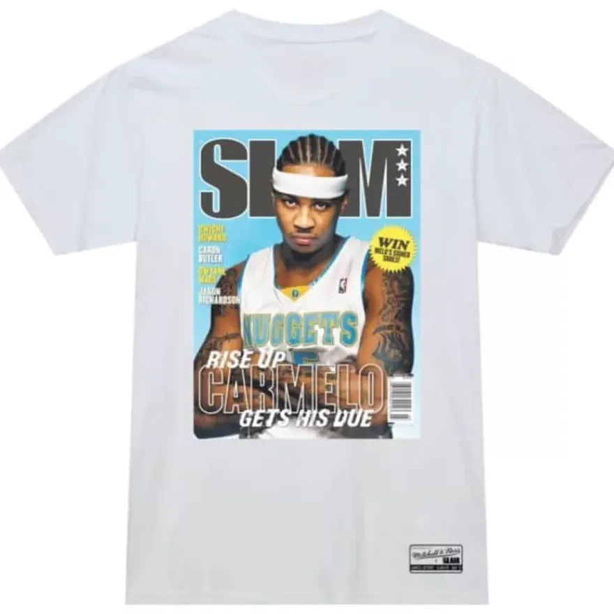 Mitchell & Ness T-Shirts & Tops-Slam Cover Denver Nuggets Carmelo Anthony