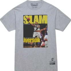 Mitchell & Ness T-Shirts & Tops-Slam Cover Georgetown University Allen Iverson