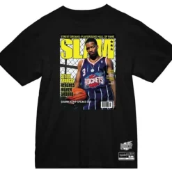 Mitchell & Ness T-Shirts & Tops-Slam Cover Houston Rockets Steve Francis