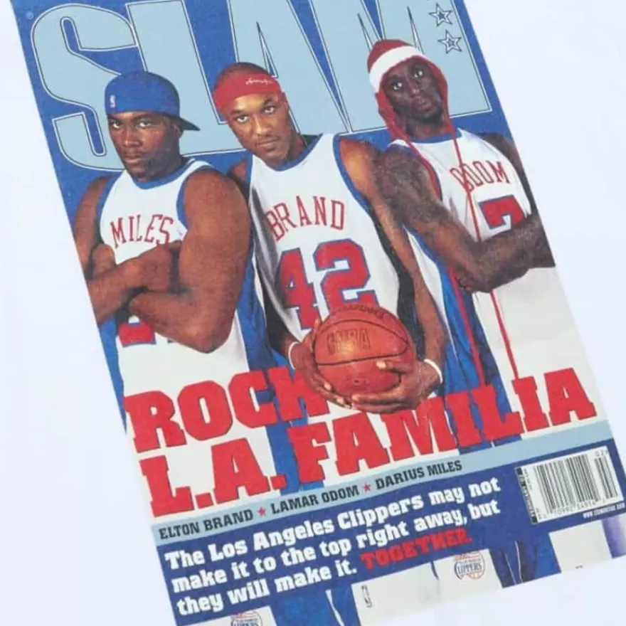 Mitchell & Ness T-Shirts & Tops-Slam Cover Los Angeles Clippers