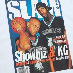 Mitchell & Ness T-Shirts & Tops-Slam Cover Minnesota Timberwolves