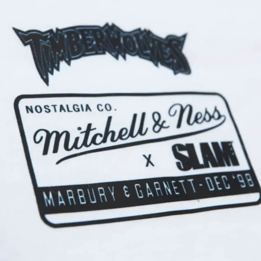 Mitchell & Ness T-Shirts & Tops-Slam Cover Minnesota Timberwolves