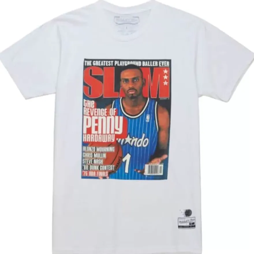Mitchell & Ness T-Shirts & Tops-Slam Cover Orlando Magic Penny Hardaway