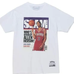 Mitchell & Ness T-Shirts & Tops-Slam Cover Philadelphia 76Ers Allen Iverson