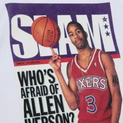 Mitchell & Ness T-Shirts & Tops-Slam Cover Philadelphia 76Ers Allen Iverson