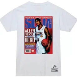 Mitchell & Ness T-Shirts & Tops-Slam Cover Philadelphia 76Ers Allen Iverson
