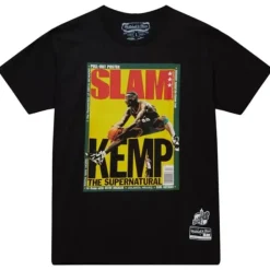 Mitchell & Ness T-Shirts & Tops-Slam Cover Seattle Supersonics Shawn Kemp