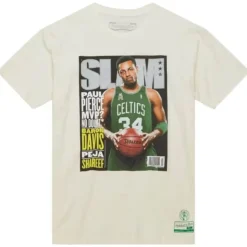 Mitchell & Ness T-Shirts & Tops-Slam Cover Tee Boston Celtics Paul Pierce