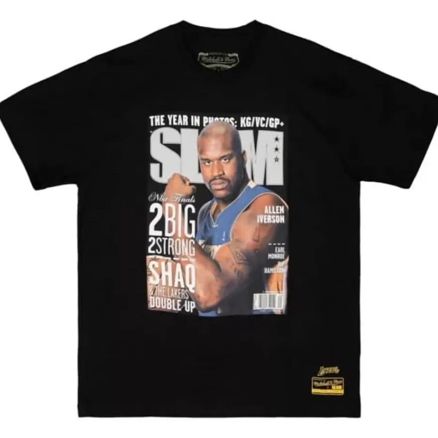 Mitchell & Ness T-Shirts & Tops-Slam Cover Tee Los Angeles Lakers 2001 Shaquille O'Neal