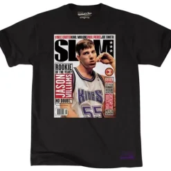 Mitchell & Ness T-Shirts & Tops-Slam Cover Tee Sacramento Kings Jason Williams