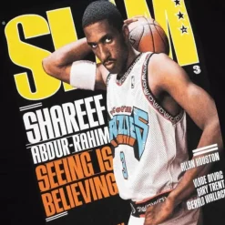 Mitchell & Ness T-Shirts & Tops-Slam Cover Tee Vancouver Grizzlies 2000 Shareef Abdur-Rahim