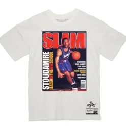 Mitchell & Ness T-Shirts & Tops-Slam Cover Toronto Raptors Damon Stoudamire