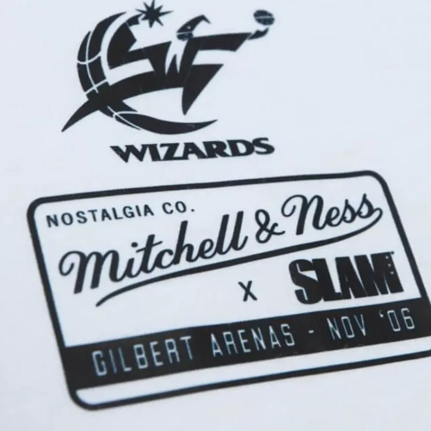 Mitchell & Ness T-Shirts & Tops-Slam Cover Washington Wizards Gilbert Arenas