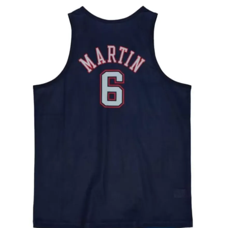 Mitchell & Ness T-Shirts & Tops-Slam Sublimated Tank New Jersey Nets Kenyon Martin