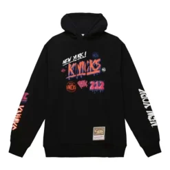 Mitchell & Ness Hoodies & Sweatshirts-Slap Sticker Hoodie New York Knicks