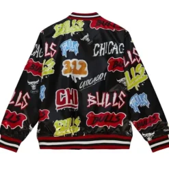 Mitchell & Ness Jackets & Outerwear-Slap Sticker Reversible Jacket Chicago Bulls