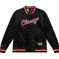 Mitchell & Ness Jackets & Outerwear-Slap Sticker Reversible Jacket Chicago Bulls