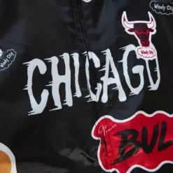 Mitchell & Ness Jackets & Outerwear-Slap Sticker Reversible Jacket Chicago Bulls