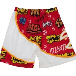 Mitchell & Ness Shorts-Slap Sticker Swingman Atlanta Hawks 1986-87 Shorts