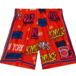 Mitchell & Ness Shorts-Slap Sticker Swingman New York Knicks 1991-92 Shorts