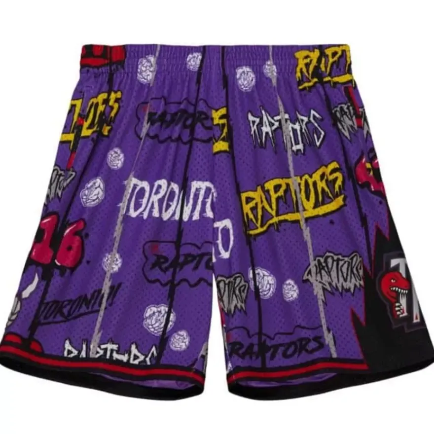 Mitchell & Ness Shorts-Slap Sticker Swingman Toronto Raptors 1998-99 Shorts