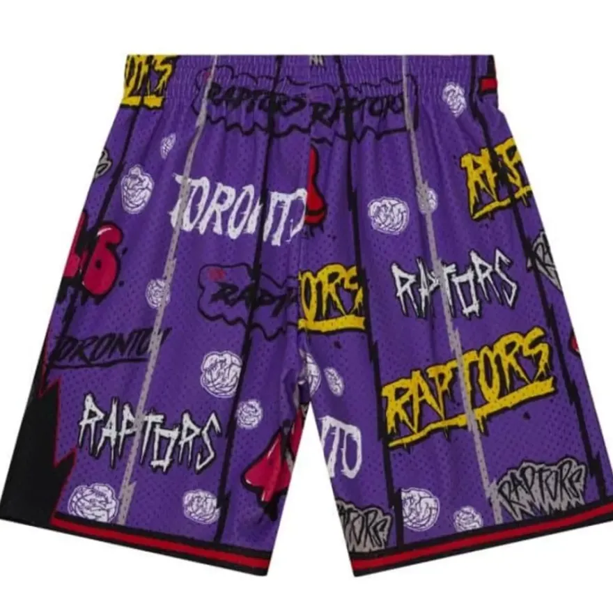 Mitchell & Ness Shorts-Slap Sticker Swingman Toronto Raptors 1998-99 Shorts