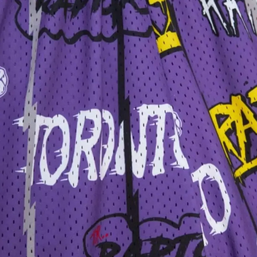 Mitchell & Ness Shorts-Slap Sticker Swingman Toronto Raptors 1998-99 Shorts