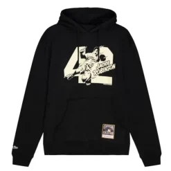Mitchell & Ness Hoodies & Sweatshirts-Sliding 42 Hoody Brooklyn Dodgers Jackie Robinson