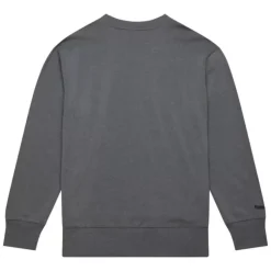 Mitchell & Ness Hoodies & Sweatshirts-Snow Washed Fleece Crew Atlanta Braves