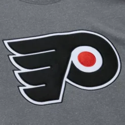 Mitchell & Ness Hoodies & Sweatshirts-Snow Washed Fleece Crew Current Logo Philadelphia Flyers