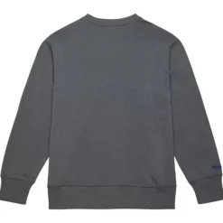 Mitchell & Ness Hoodies & Sweatshirts-Snow Washed Fleece Crew New York Giants