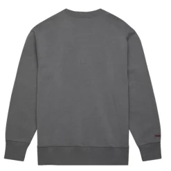 Mitchell & Ness Hoodies & Sweatshirts-Snow Washed Fleece Crew San Francisco 49Ers