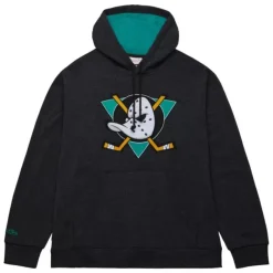 Mitchell & Ness Hoodies & Sweatshirts-Snow Washed Fleece Hoodie Anaheim Ducks